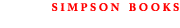 Simpson Books logo horizontal layout