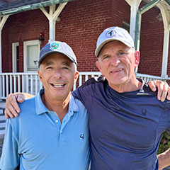 (l-r) Thomas 'Buckley' Traub and Bill Simpson (l-r) Thomas 'Buckley' Traub and Bill Simpson